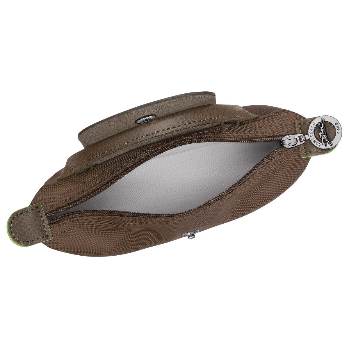 Le Pliage Green Pouch with handle Terra