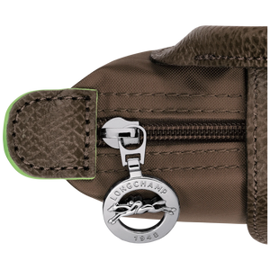 Le Pliage Green Pouch with handle Terra