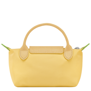 Le Pliage Green Pouch with handle Wheat