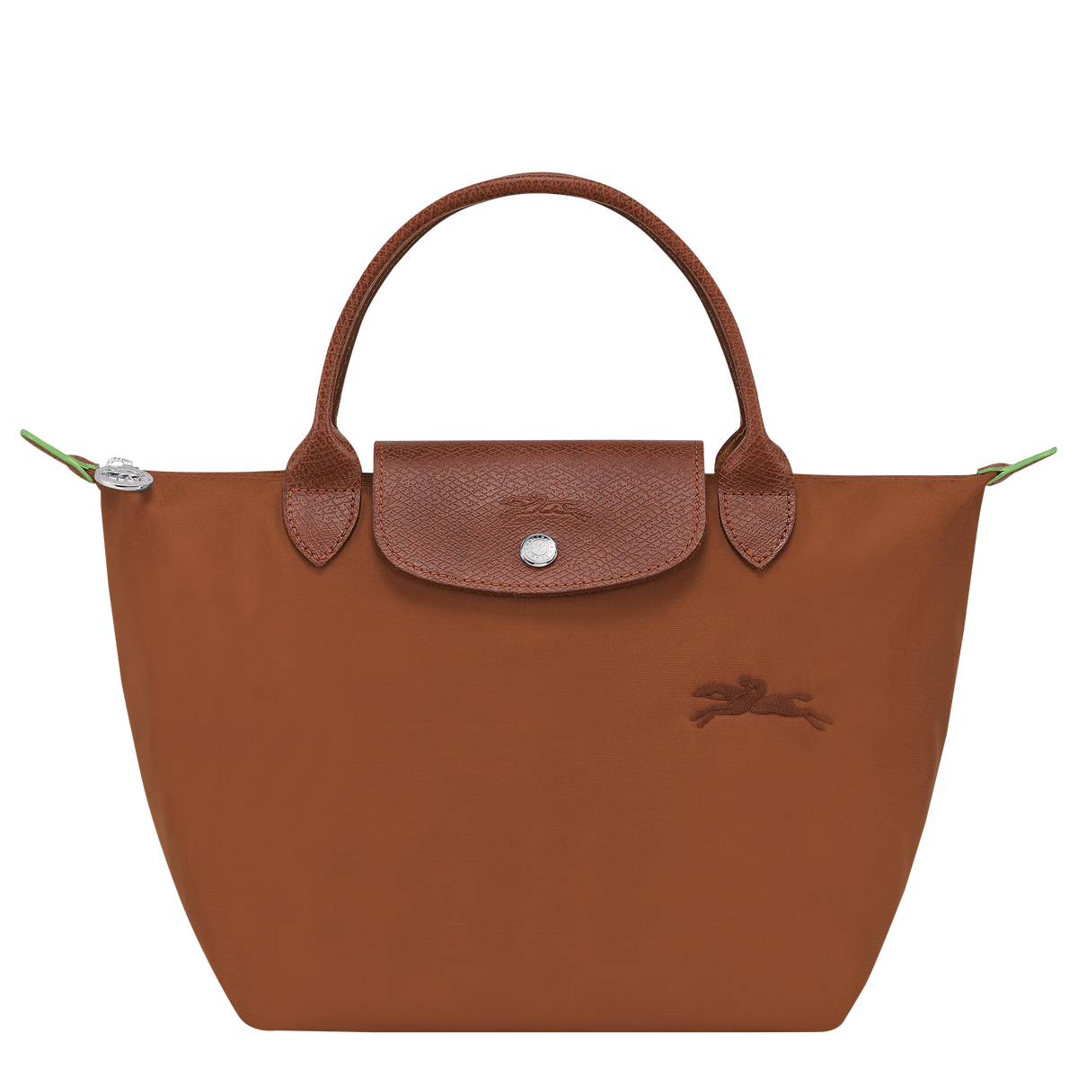 Le Pliage Green S Handbag Cognac