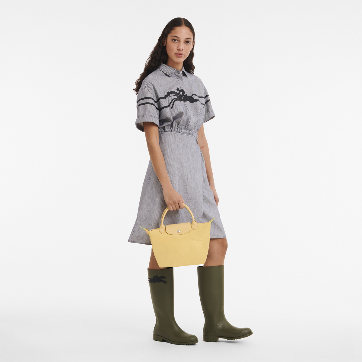 Le Pliage Green S Handbag Wheat