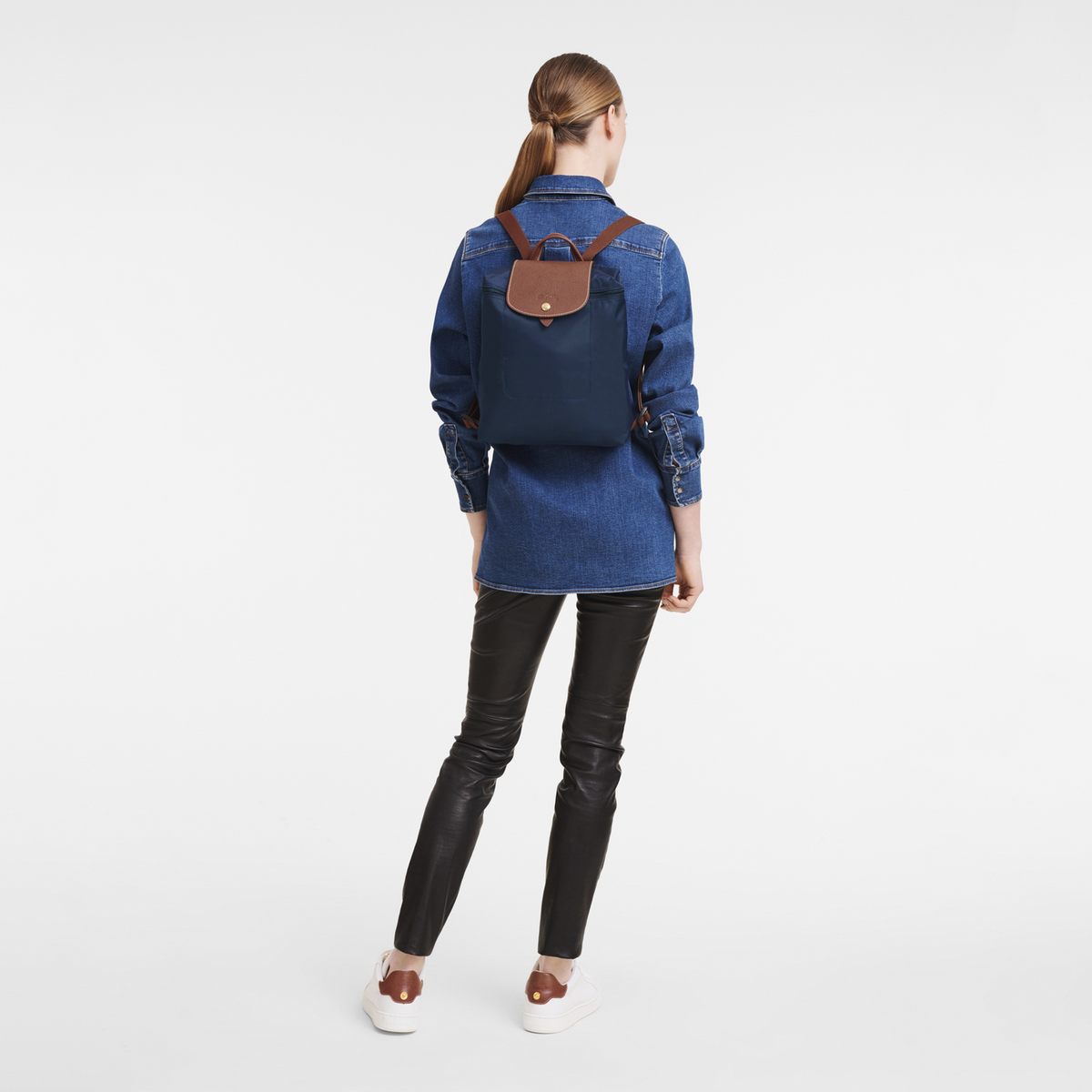 Le Pliage Original M Backpack Navy