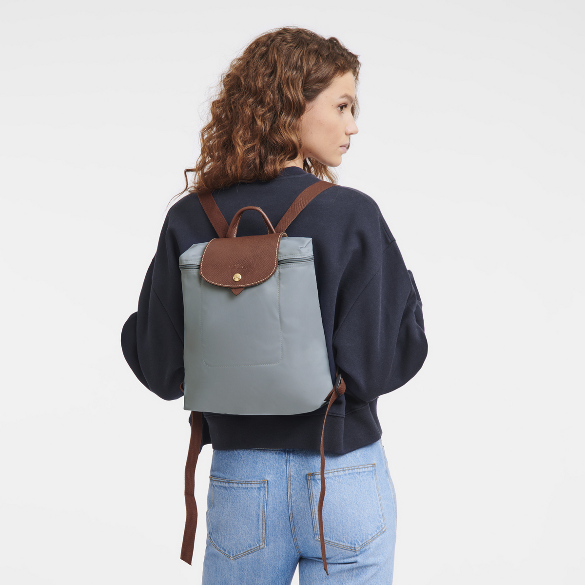 Le Pliage Original M Backpack Steel