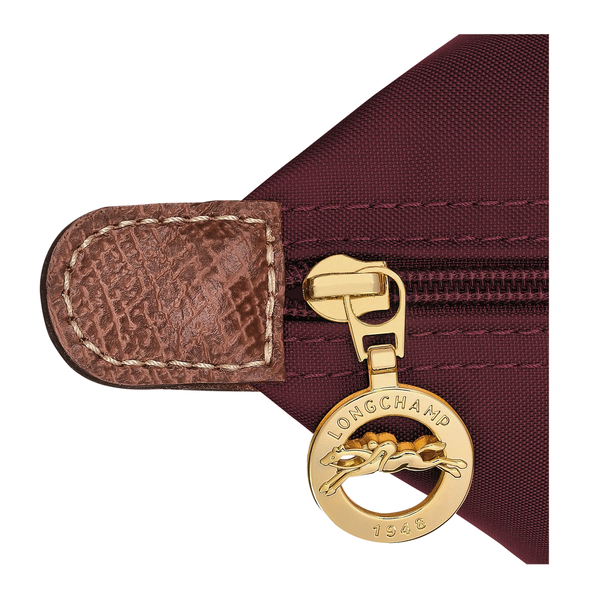 Le Pliage Original M Tote bag Burgundy