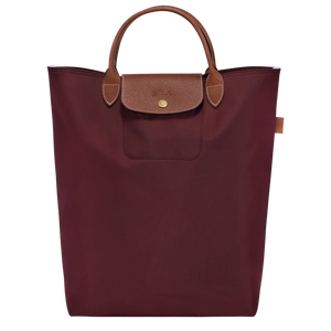 Le Pliage Original M Tote bag Vertical Burgundy