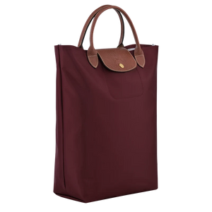 Le Pliage Original M Tote bag Vertical Burgundy