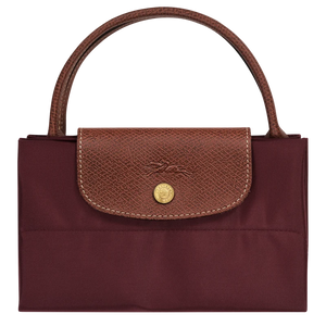 Le Pliage Original M Tote bag Vertical Burgundy