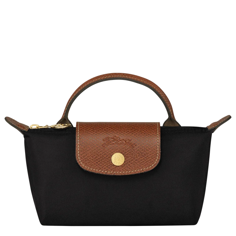 Le Pliage Original Pouch with handle Black