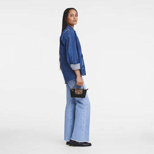 Le Pliage Original Pouch with handle Black