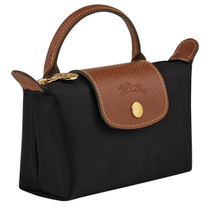 Le Pliage Original Pouch with handle Black