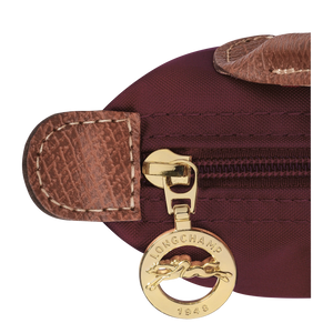 Le Pliage Original Pouch with handle Burgundy