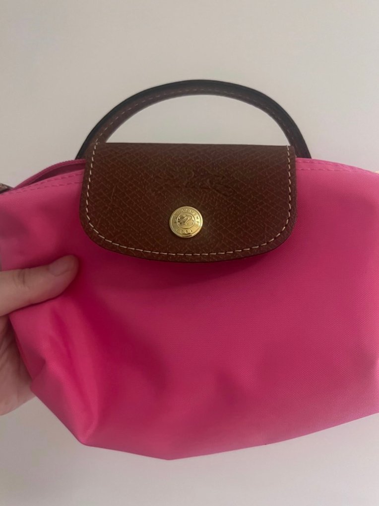Le Pliage Original Pouch with handle Candy