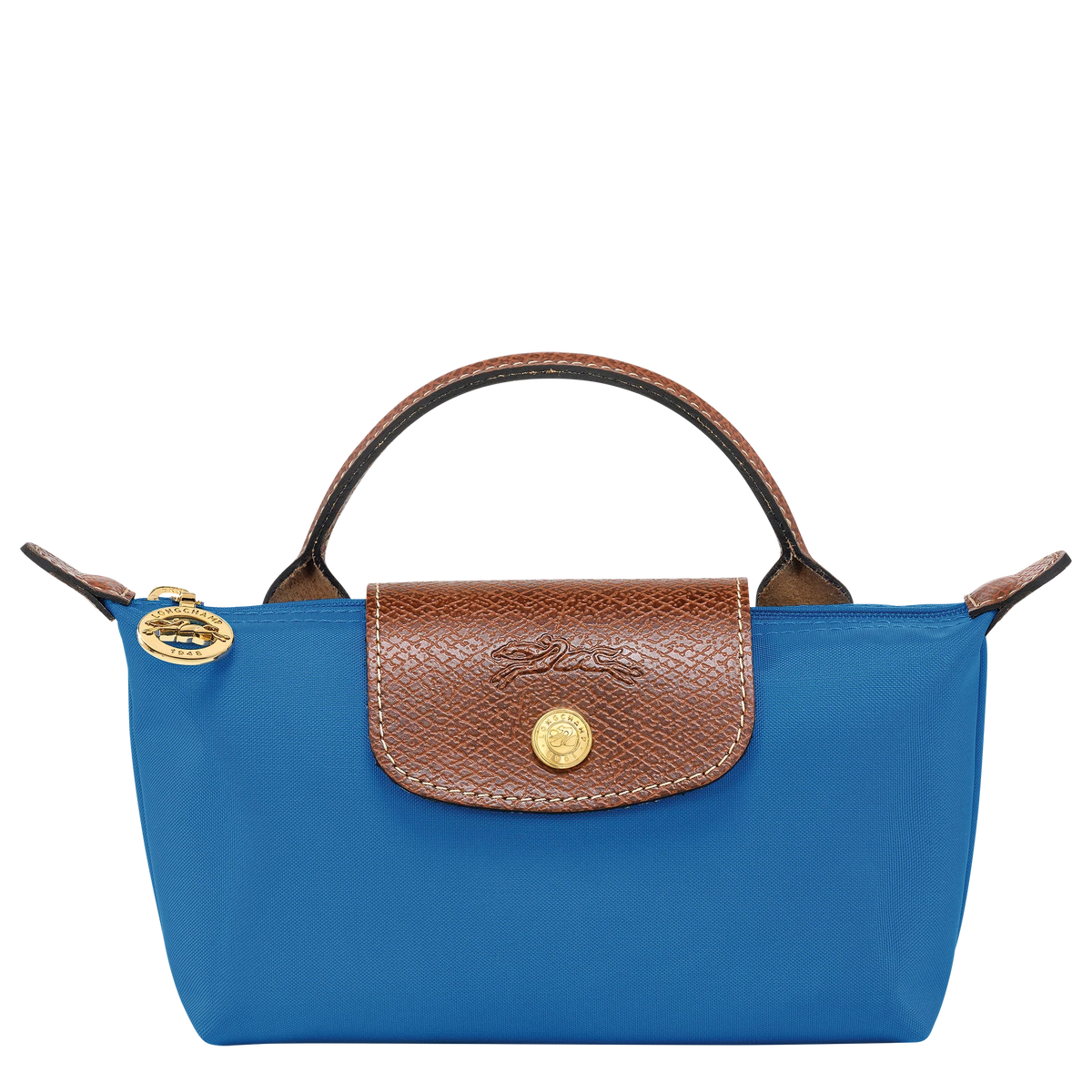 Le Pliage Original Pouch with handle Cobalt