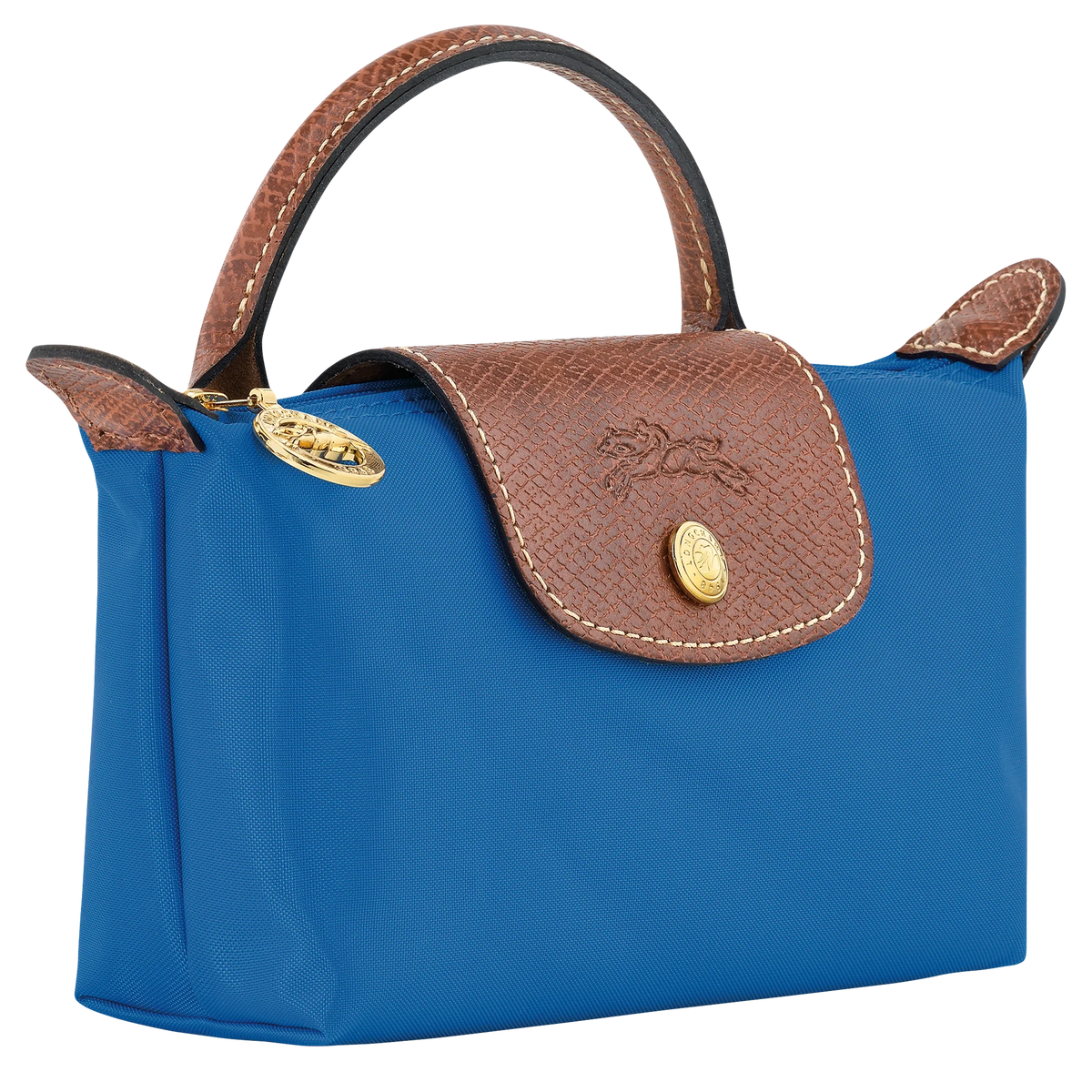 Le Pliage Original Pouch with handle Cobalt