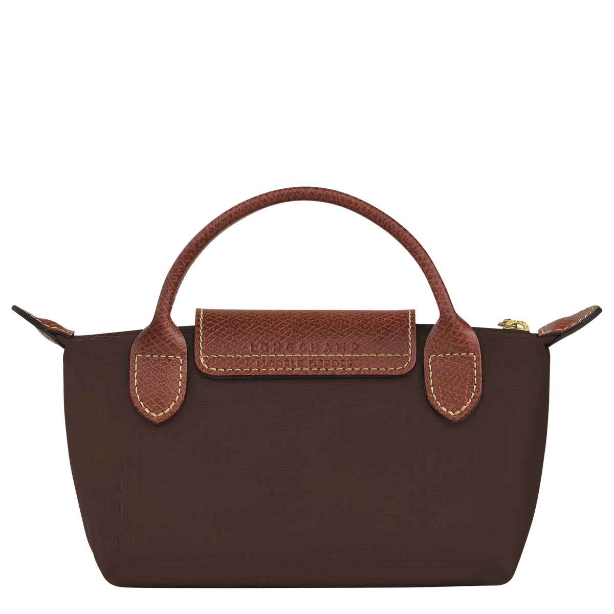 Le Pliage Original Pouch with handle Ebony