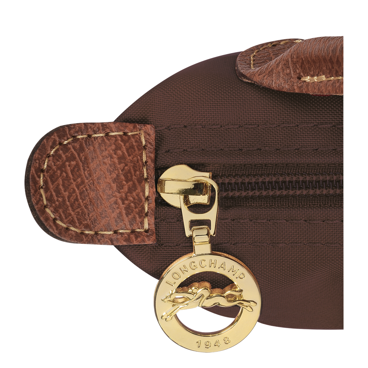 Le Pliage Original Pouch with handle Ebony