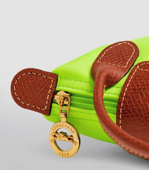 Le Pliage Original Pouch with handle Green Light