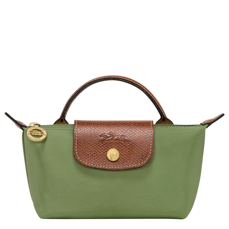 Le Pliage Original Pouch with handle Lichen