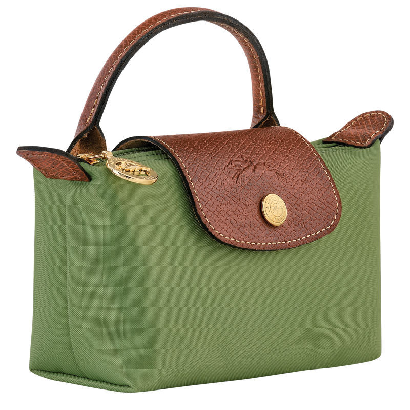 Le Pliage Original Pouch with handle Lichen