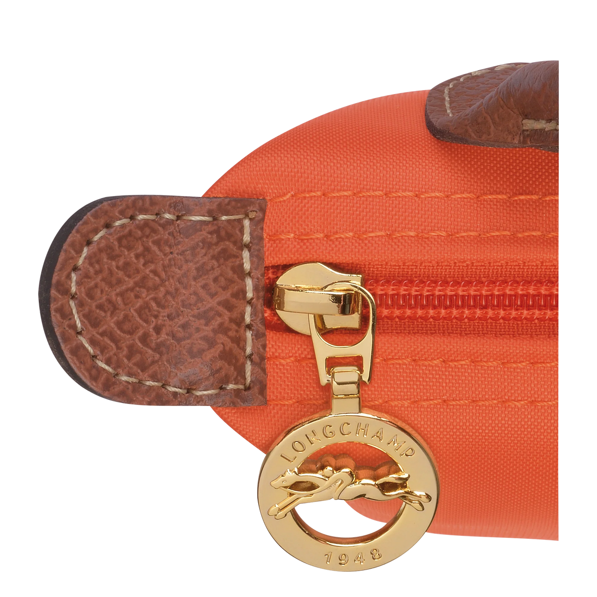 Le Pliage Original Pouch with handle Orange