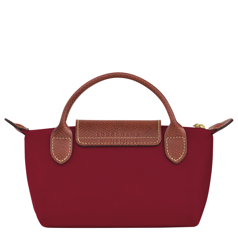 Le Pliage Original Pouch with handle Red