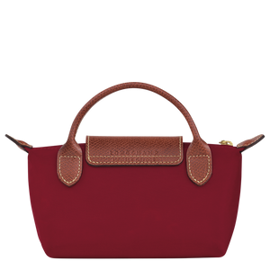 Le Pliage Original Pouch with handle Red
