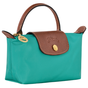 Le Pliage Original Pouch with handle Turquoise