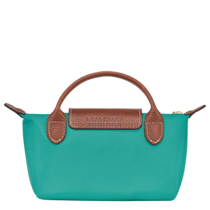 Le Pliage Original Pouch with handle Turquoise