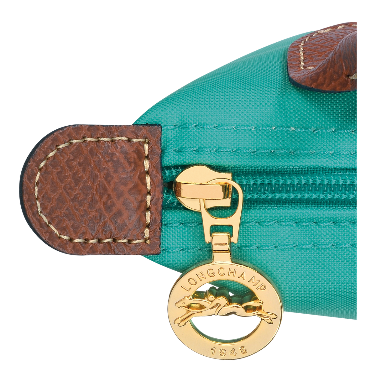 Le Pliage Original Pouch with handle Turquoise