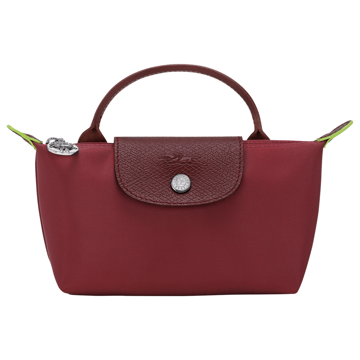 Le Pliage Green Pouch with handle