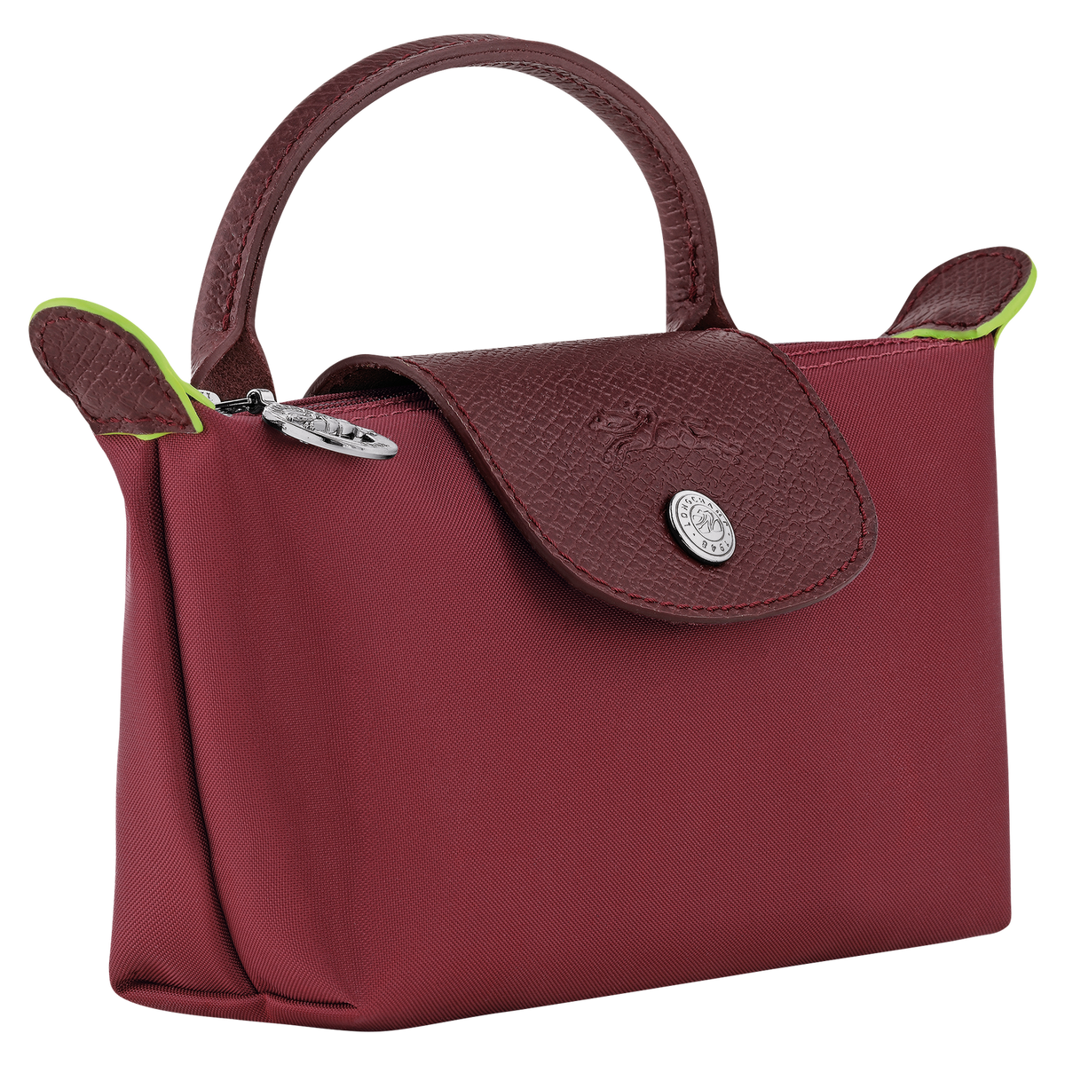 Le Pliage Green Pouch with handle