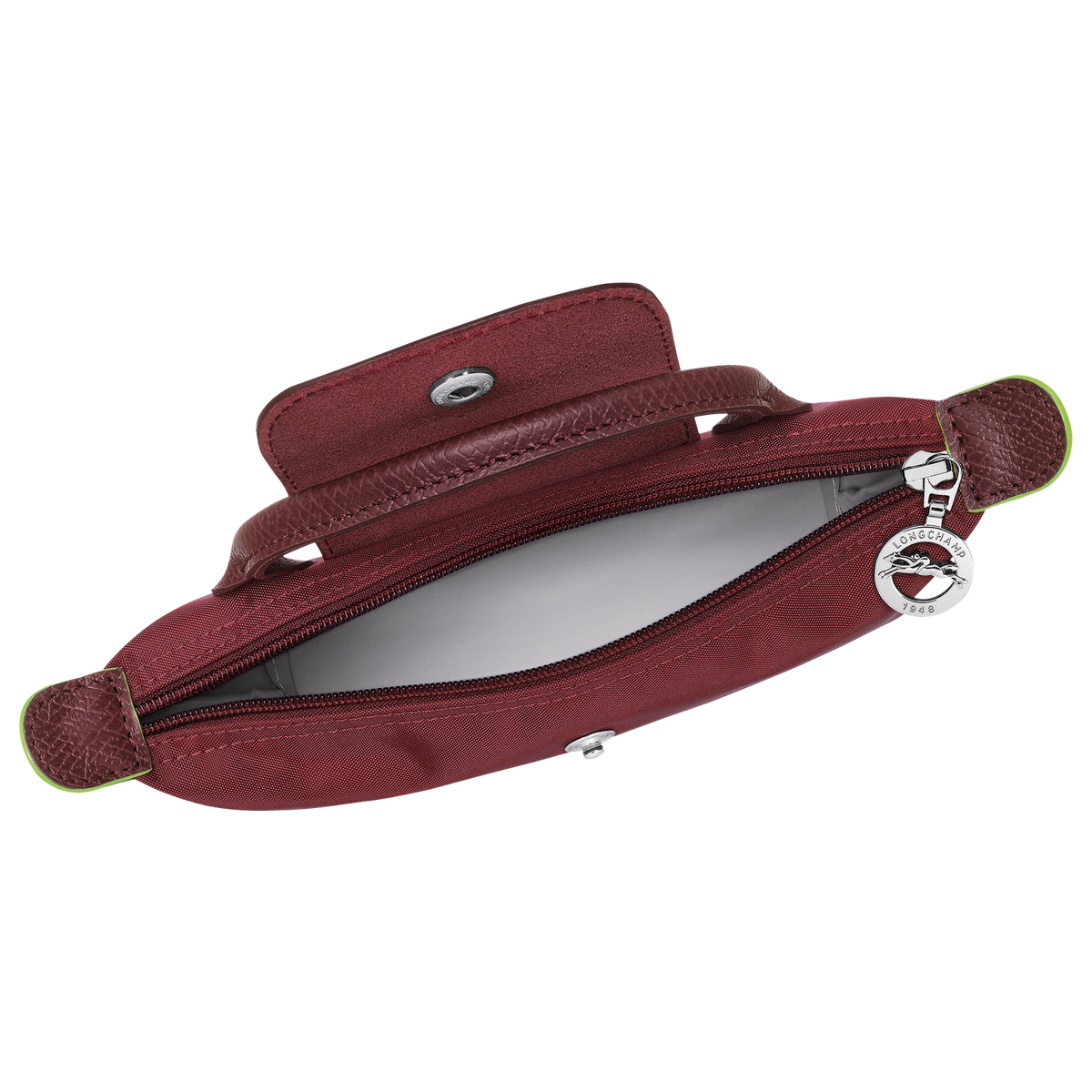 Le Pliage Green Pouch with handle