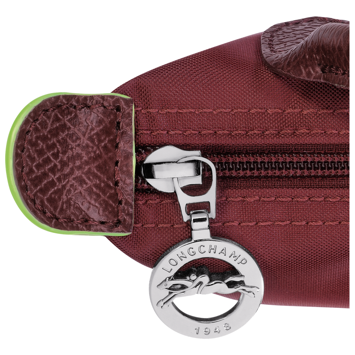 Le Pliage Green Pouch with handle