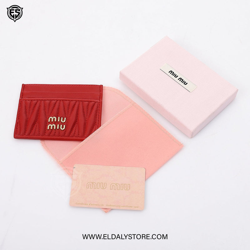 Miu Miu Matelassé card holder For Women