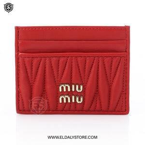 Miu Miu Matelassé card holder For Women