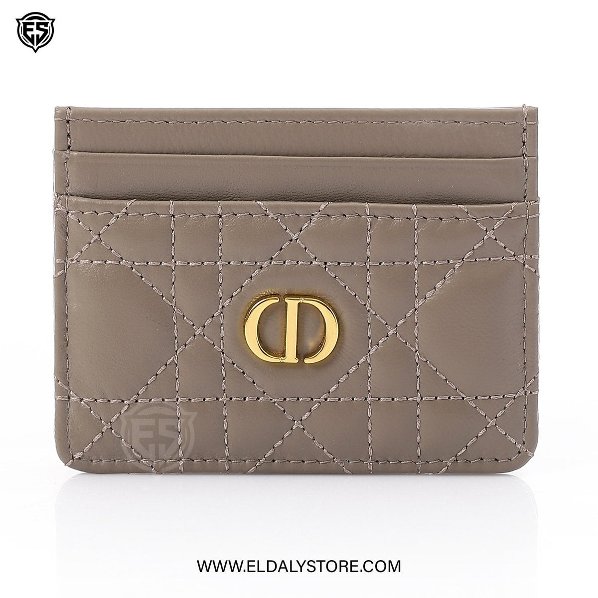 Dior Caro Freesia Card Holder For Women