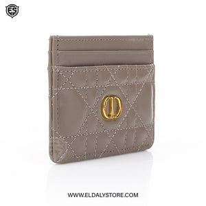 Dior Caro Freesia Card Holder For Women