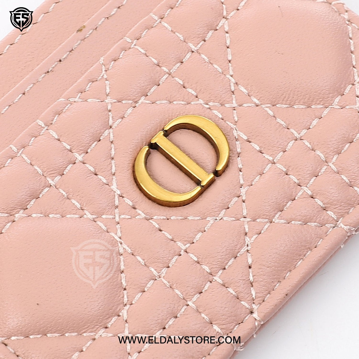Dior Caro Freesia Card Holder For Women