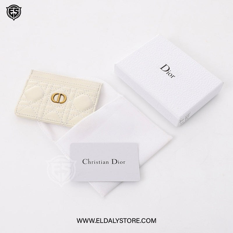 Dior Caro Freesia Card Holder For Women