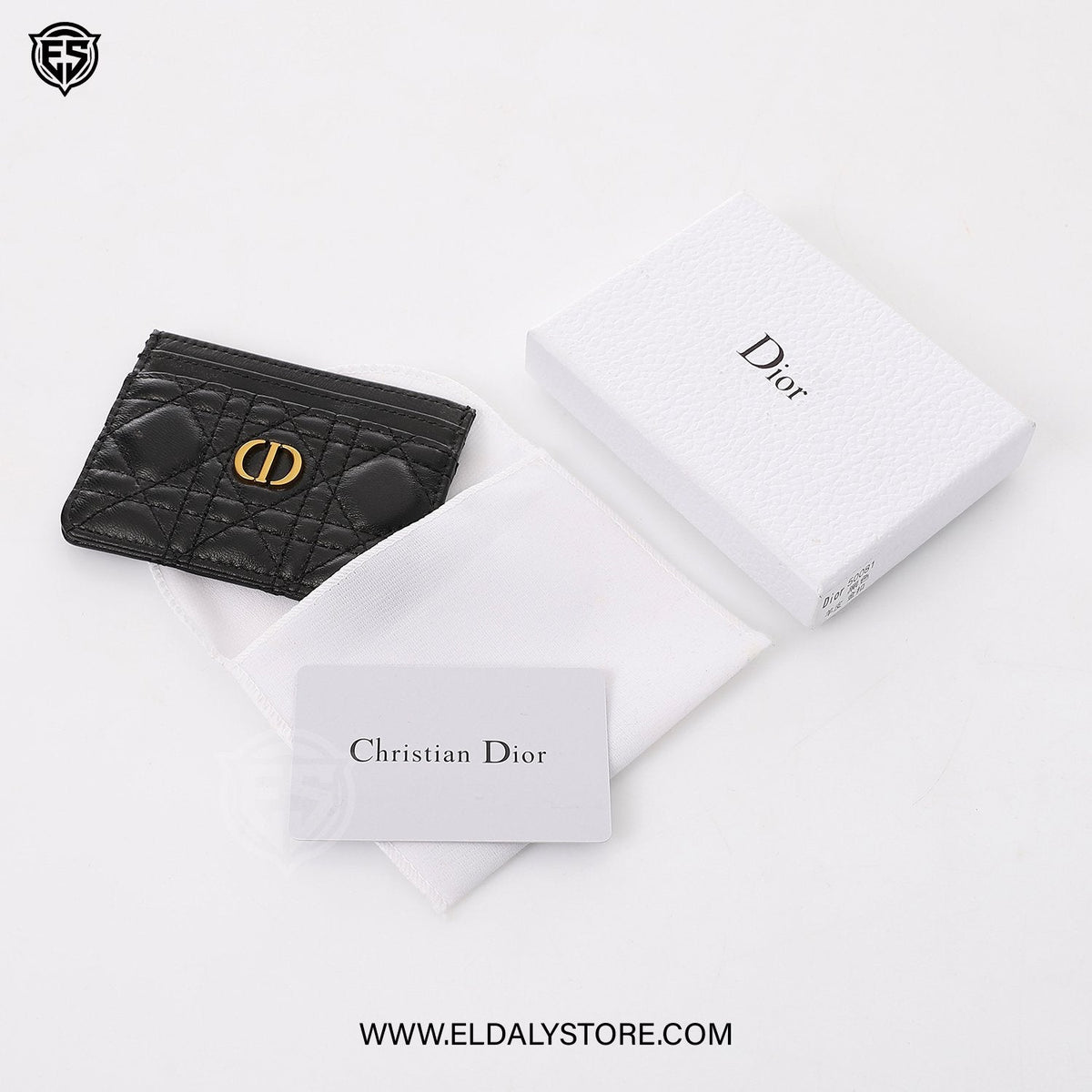 Dior Caro Freesia Card Holder For Women
