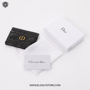 Dior Caro Freesia Card Holder For Women