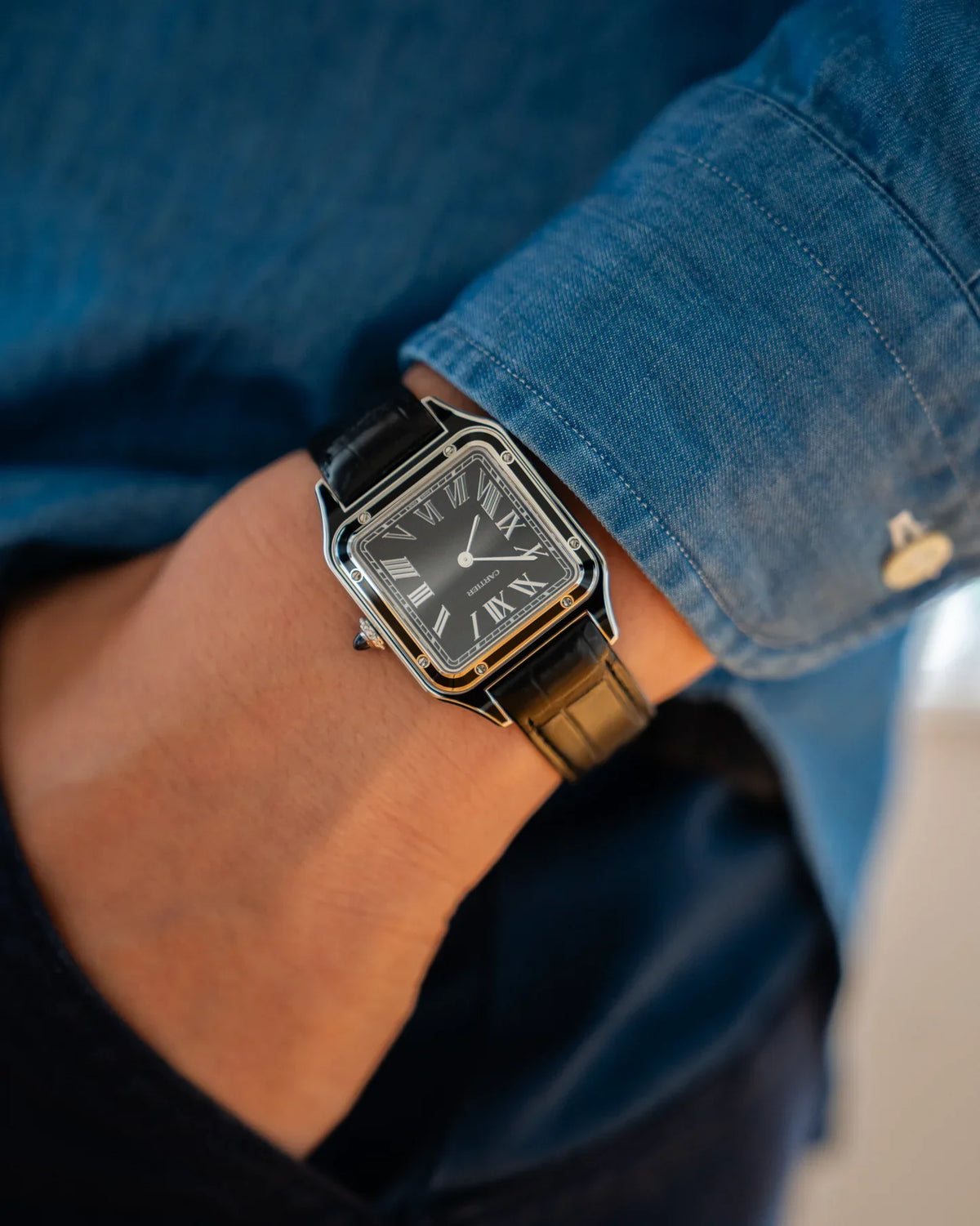 Cartier Santos watch for men and women WSSA0046