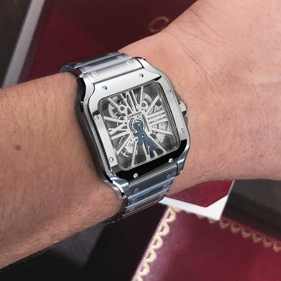 Cartier Santos watch for men WHSA0007