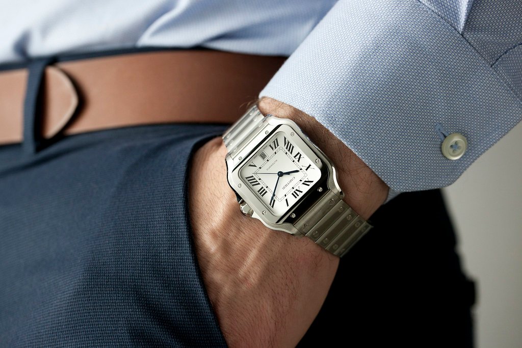 Cartier Santos watch for men WSSA0018