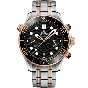 Omega Seamaster Diver 300M 44 mm فولاذ ‑ ذهب Sedna على الفولاذ ذهب Sedna