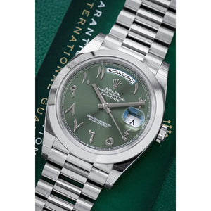 Rolex Arabic Numerals Watch Day Date For Men 228206