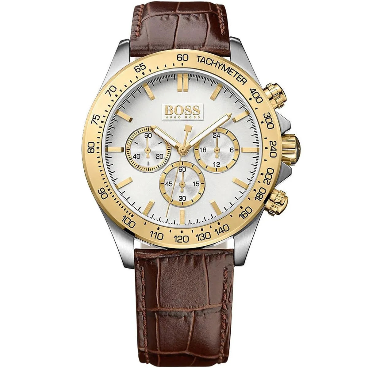 Hugo Boss men's original watch 1513174 with a sleek design, featuring a wine-colored dial and stainless steel band.