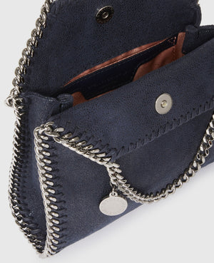 Stella McCartney Falabella Tiny Tote Bag Black Midnight
