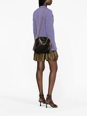Stella McCartney Falabella Mini Tote Bag Black Gold