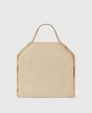 Stella McCartney Falabella Fold over tote bag Beige